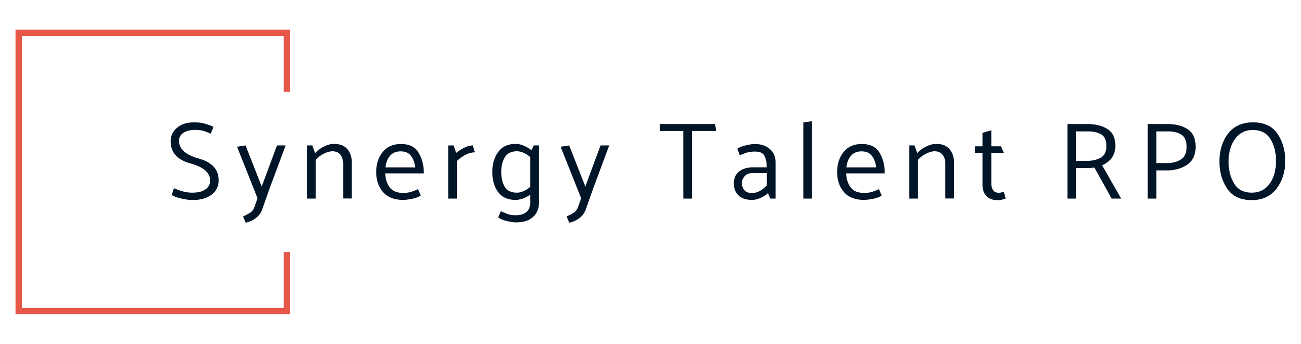 A logo for the company synergy talks.